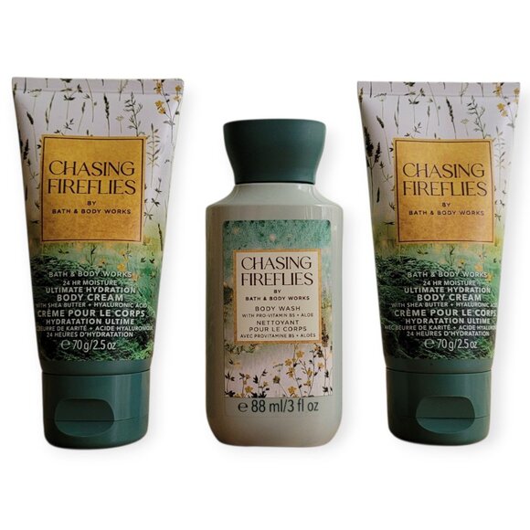 Rare Bath & Body Works Chasing Fireflies Mini Set HTF - Picture 3 of 3